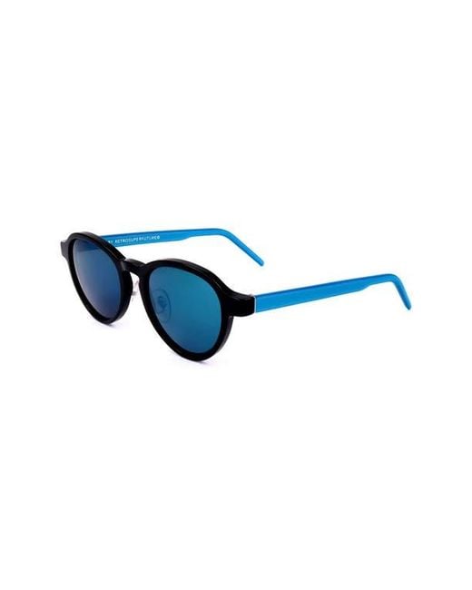 Retrosuperfuture Blue 61Mm Round Sunglasses