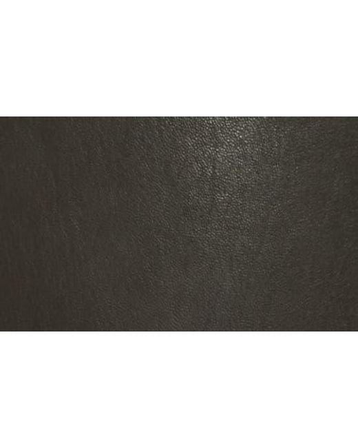 FRAME Black Le High Waist Crop Leather Pants