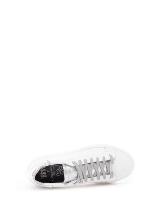 P448 White Corthea Low Top Sneaker
