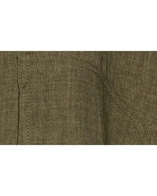 Max Studio Green Textured Drape Jacket
