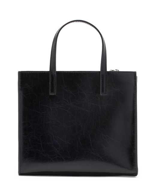 Marc Jacobs Black Mini Leather Grind Tote Bag
