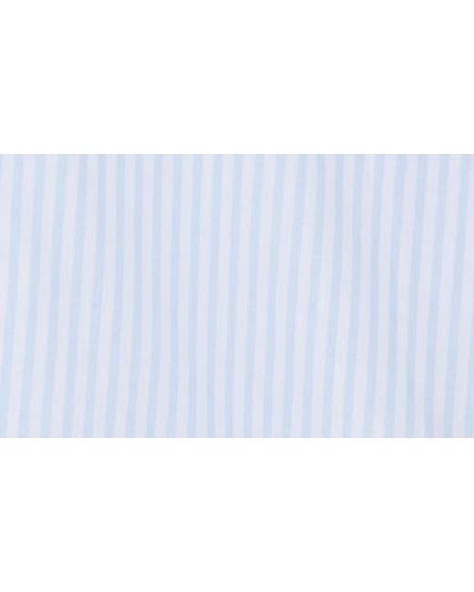 Calvin Klein Blue Stripe Cotton Button-Up Shirt