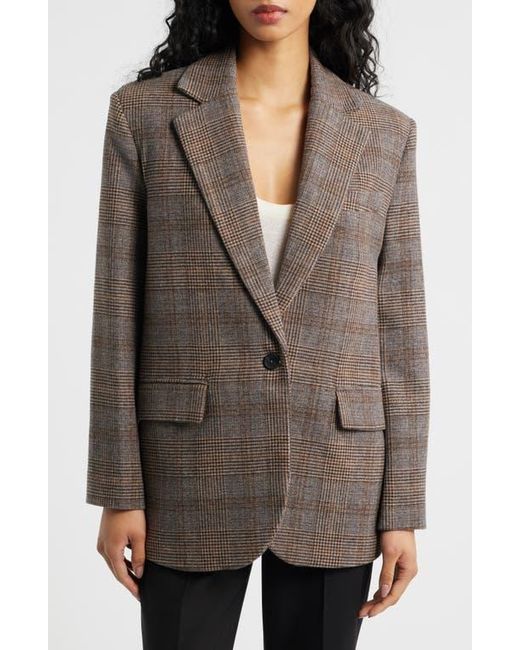 Mango Black Roma One-Button Blazer