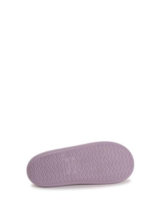 Muk Luks Pink Janna Cozy Crew Faux Shearling Lined Clog