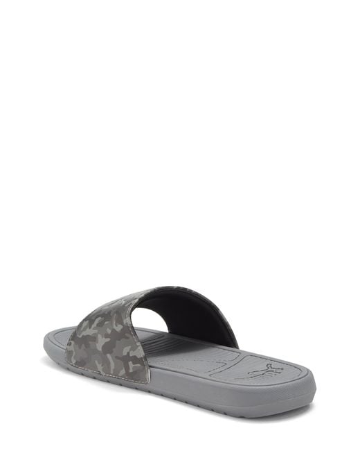 PUMA Gray Cool Cat 2.0 Camo Slide Sandal for men