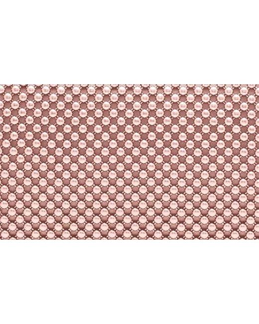 Olga Berg Red Natasha Mesh Clutch