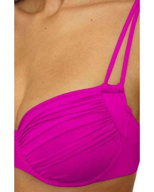 Becca Purple Color Code Underwire Bikini Top