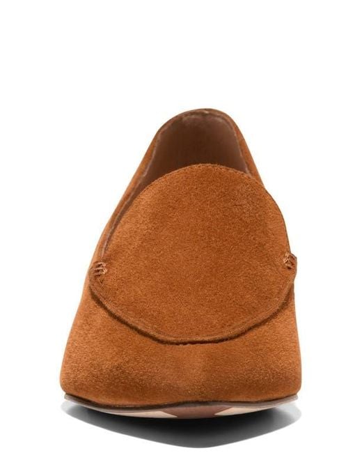 Cole Haan Brown Valantina Pointed Toe Loafer
