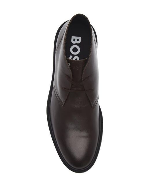 Boss Brown Calev Desert Chukka Boot for men
