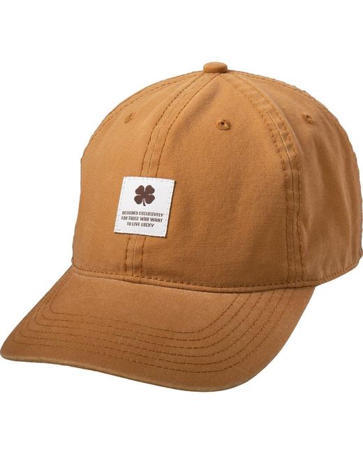 Black Clover Brown Zuma 3 Patch Baseball Cap for men