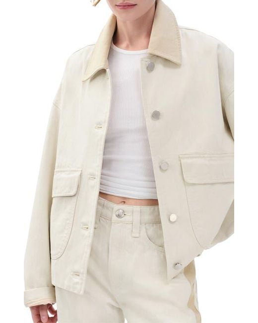 Rag & Bone White Natalia Denim Jacket