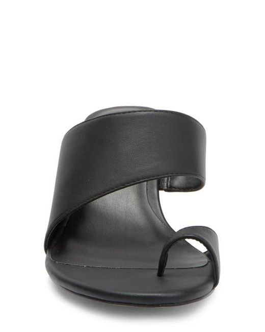 Nordstrom Rack Black Adria Flared Heel Sandal