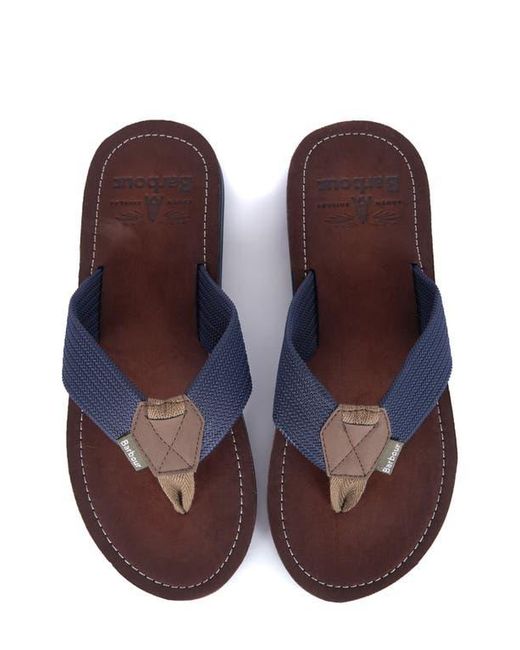 Barbour Blue Toeman Flip Flop for men
