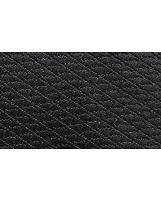 Tom Baine Black Wavy Texture Tie for men