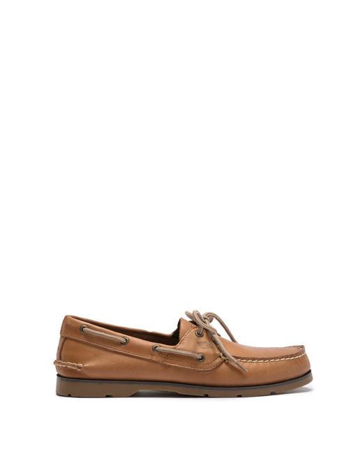 sperry leeward leather boat shoe
