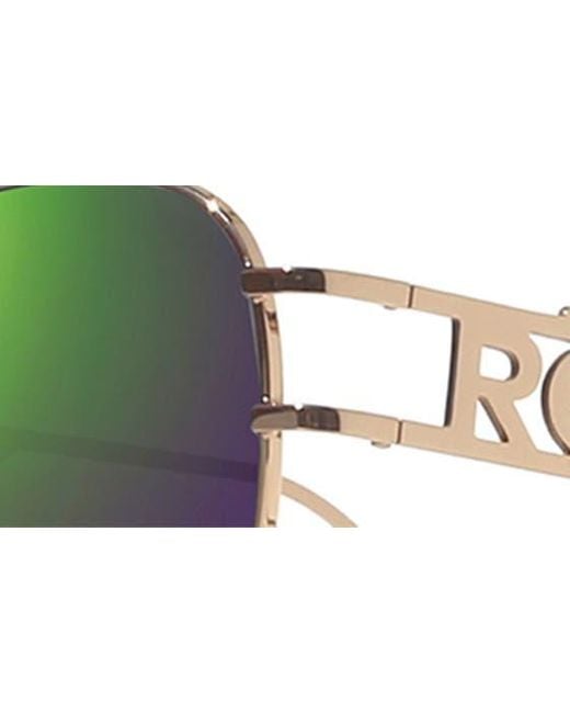 Revo Green Air 4 55mm Round Sunglasses for men