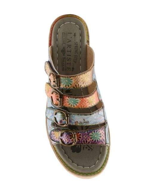Spring Step Multicolor Teetimer Strappy Sandal