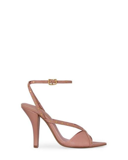 Rebecca Minkoff Pink Studded Ankle Strap Sandal