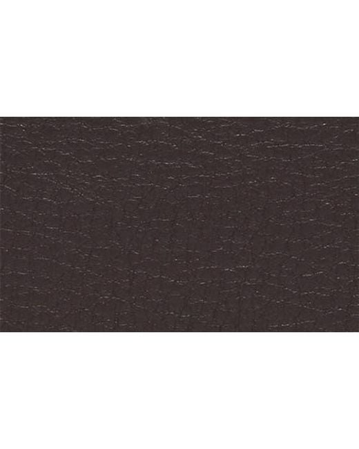 Brooks Brothers Black Brower Bifold Pebbled Leather Wallet for men