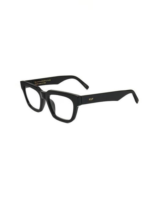 Retrosuperfuture Brown 54Mm Rectangular Reading Glasses