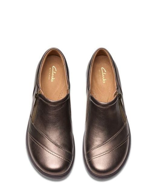 Clarks Brown Certina Pure Flat