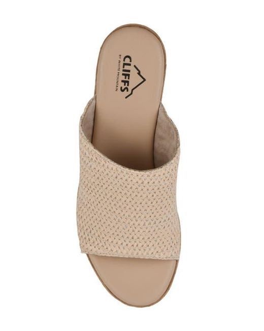 White Mountain Multicolor Biando Platform Slide Sandal