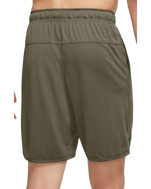 Nike Green Dri-fit 7-inch Brief Lined Versatile Shorts for men