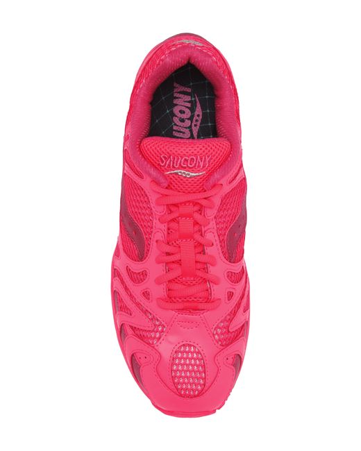 Saucony Pink Grid Azura 2000 Running Shoe for men