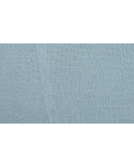 Blu Pepper Blue Lace Trim Button Down Tank