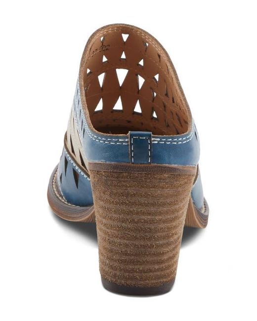 Spring Step Blue Fantasee Mule