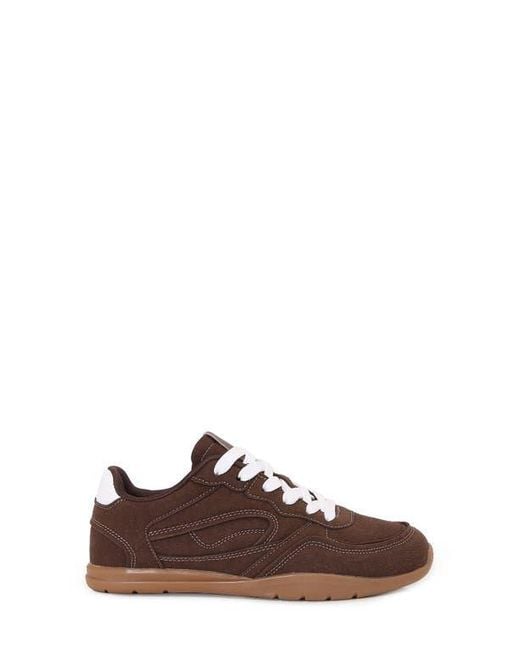 BERNESS Brown Low Top Sneaker