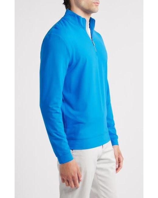 Johnnie-o Blue Motion Performance Quarter Zip Pullover for men