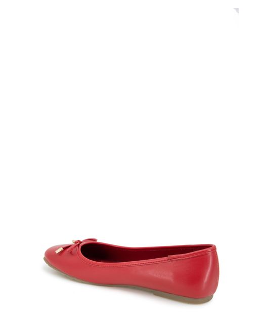 Kenneth Cole Reaction Elstree Flat in Red | Lyst