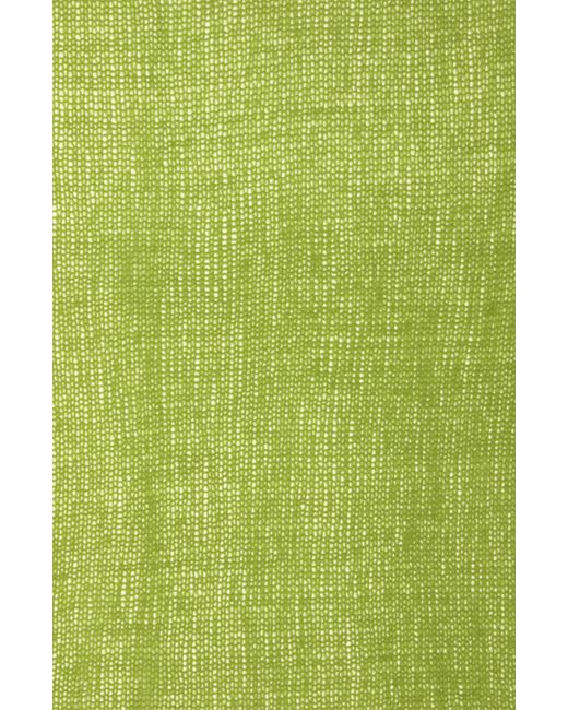 Portolano Green Cashmere Knit Wrap Scarf