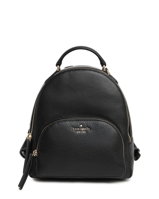 Kate Spade Black Jackson Medium Leather Backpack