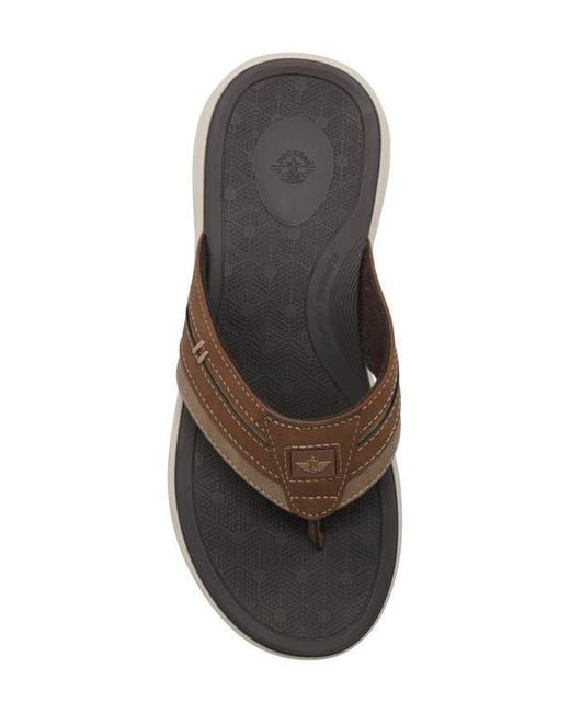 Dockers Brown Cliff Flip Flop for men