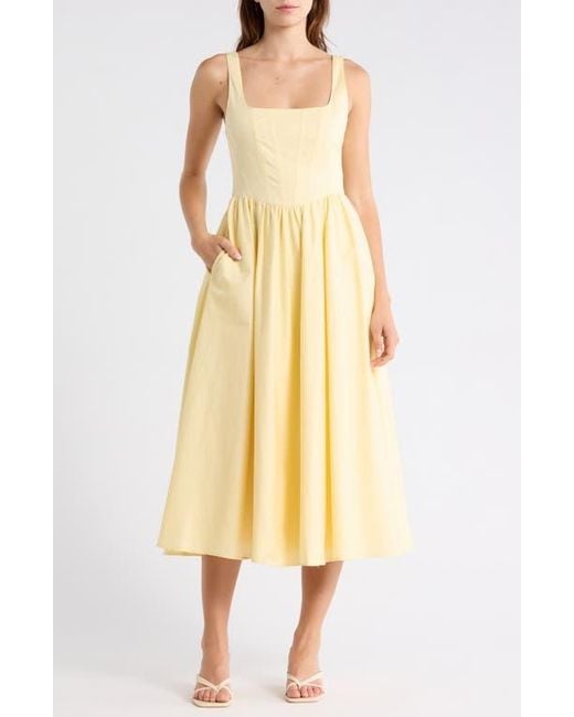 wayf corset midi dress Spring has sprung tap to shop the Corset Midi Dress, as seen on @skathleenbeauty