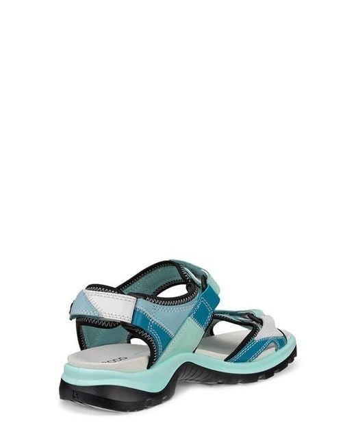 Ecco Green Yucatan Patchwork Sandal
