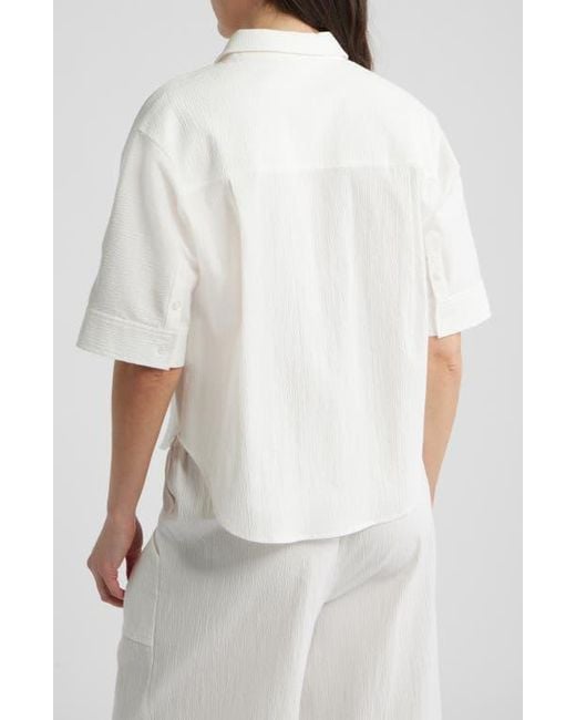 Bernardo Gray Texture Dolman Shirt