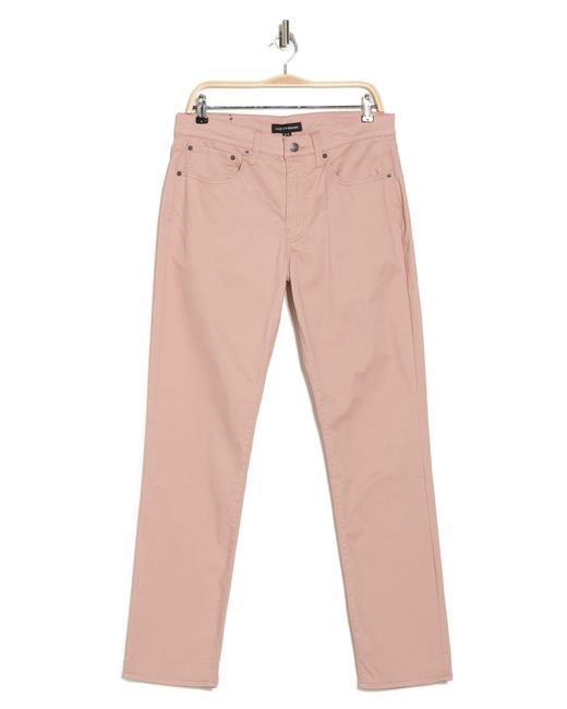 Lucky Brand Pink 121® Heritage Slim Straight Leg Pants for men