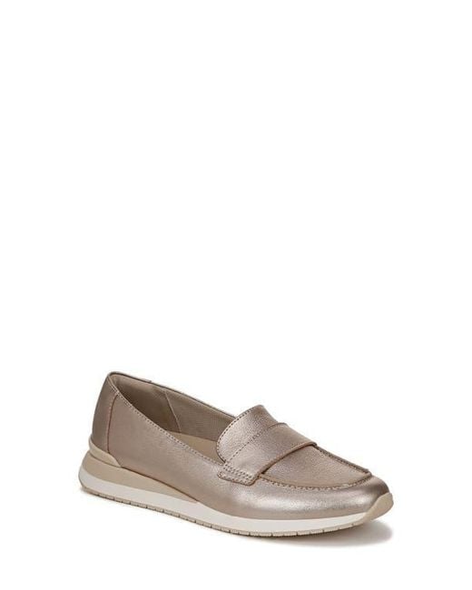 Naturalizer Gray Lucy Loafer Flat