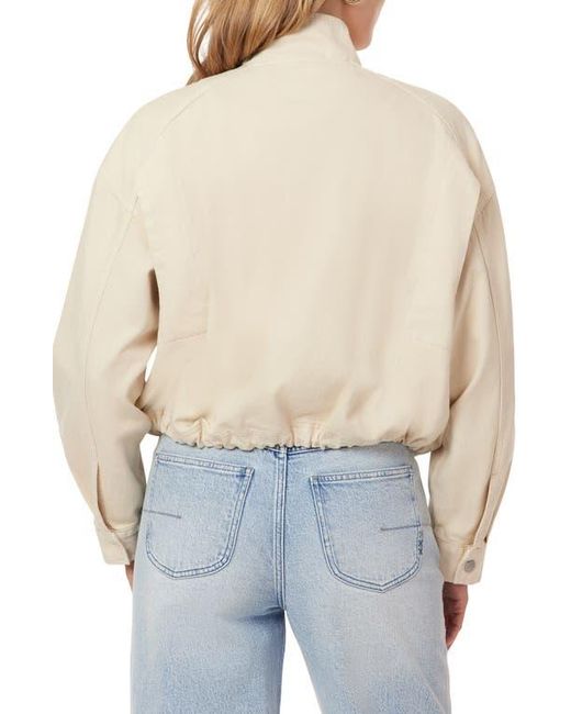 Scotch & Soda Blue Cropped Utility Jacket