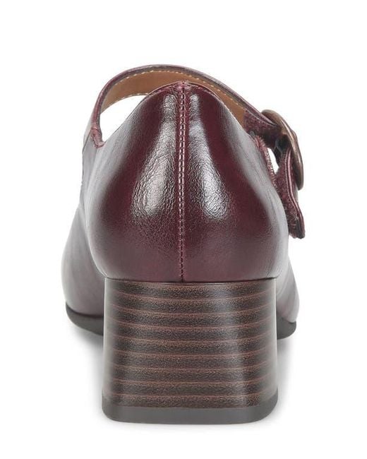 EuroSoft Brown Paulette Mary Jane Pump