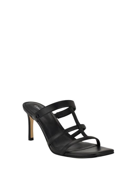 Calvin Klein Black Hiledy Caged Sandal
