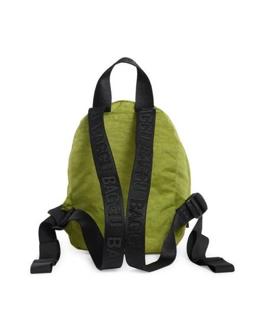 Baggu Green Mini Nylon Backpack