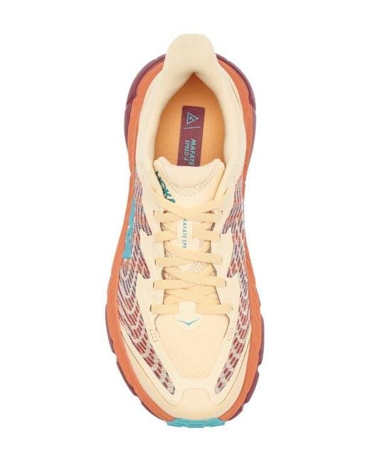 Hoka One One Pink Mafate Speed 4 Trail Running Shoe