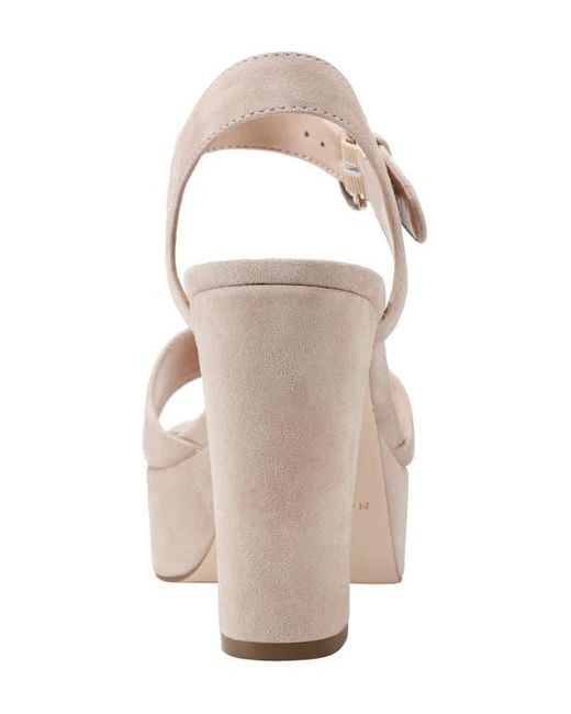 Marc Fisher Natural Cinthia Platform Sandal