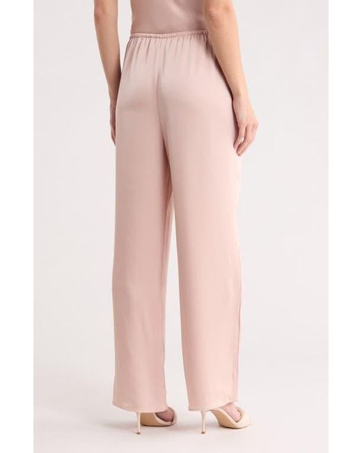 Leith Pink Satin Drawstring Pants