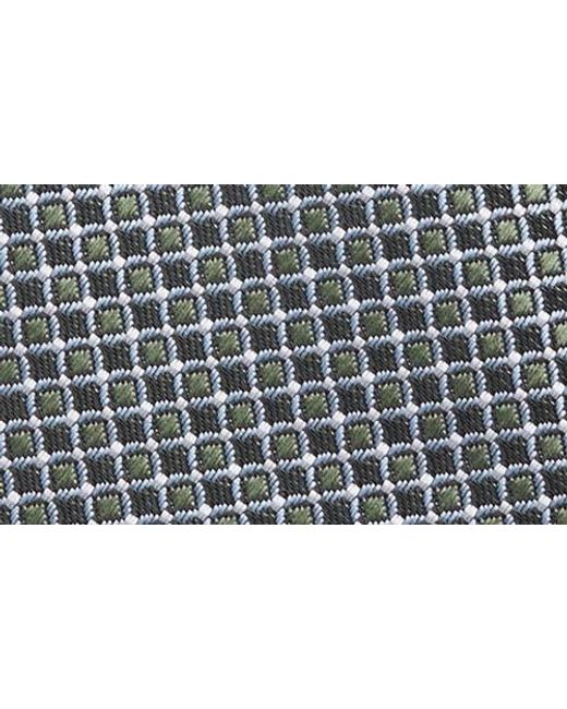 Tom Baine Gray Textured Dot Tie for men