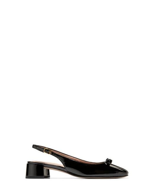 Cole Haan Black Patsy Bow Slingback Pump